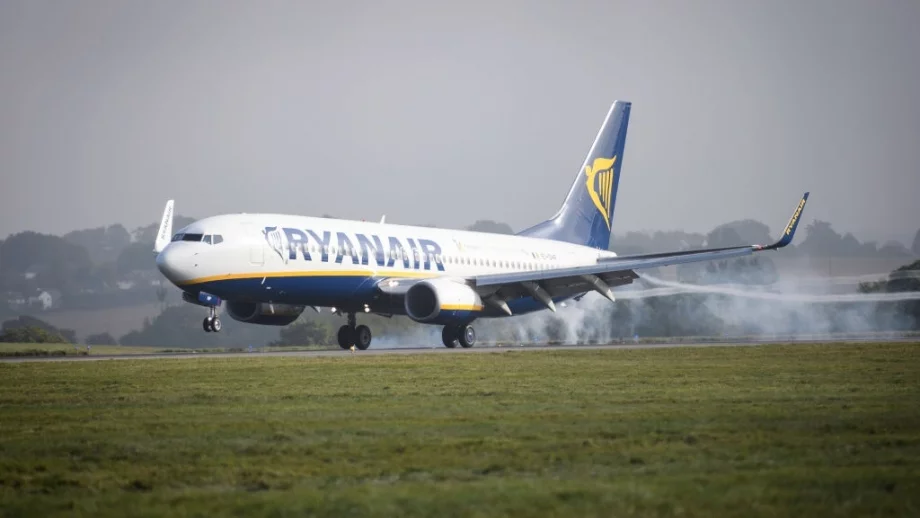 Ryanair се похвали с рекорден брой превозени пътници