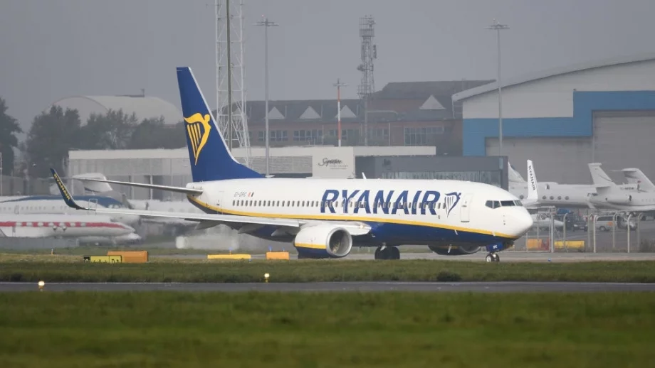 Ryanair се похвали с 12% ръст на приходите
