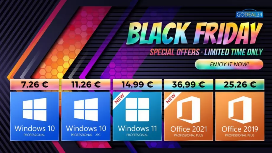 Black Friday супер продажби – Windows 10 за 7€, последен шанс