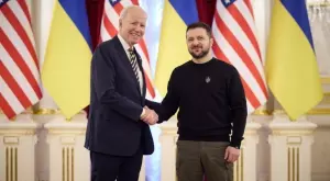 Джо Байдън в Киев: Обеща нова военна помощ за Украйна за 500 млн. долара